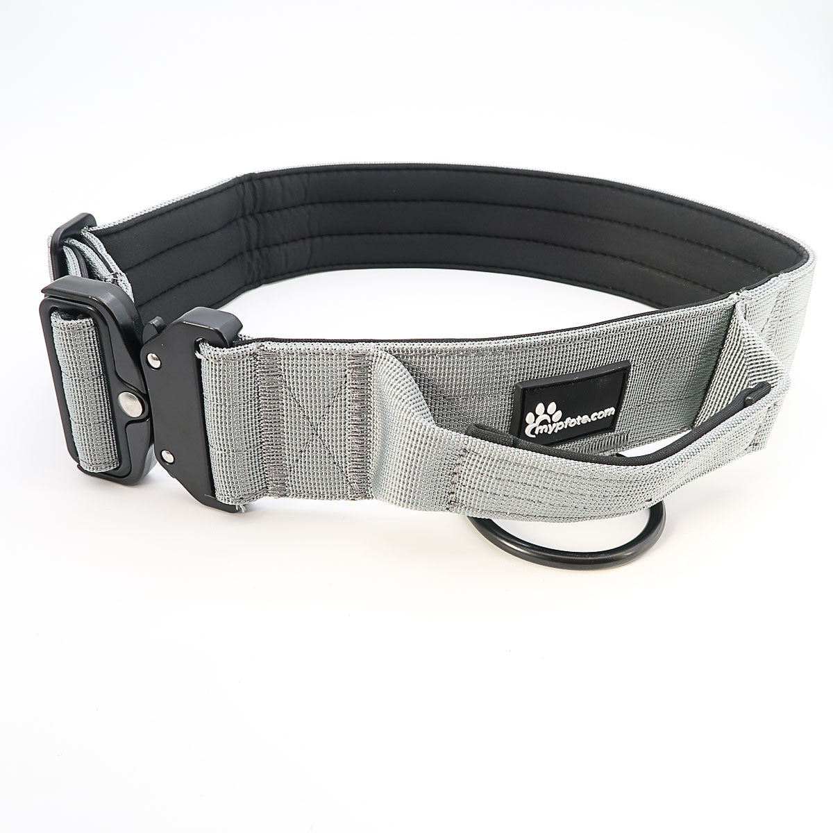Taktisches Hundehalsband für große Hunde mit Namen graviert