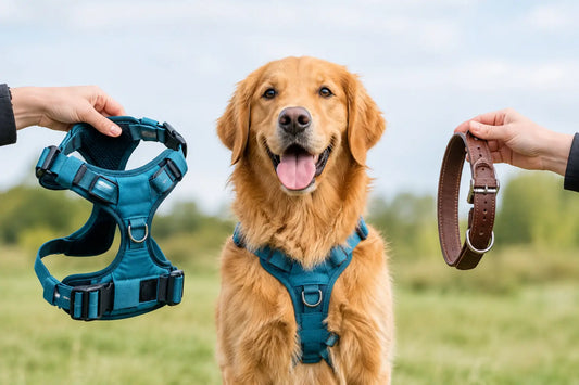 Brustgeschirr oder Halsband für den Hund?