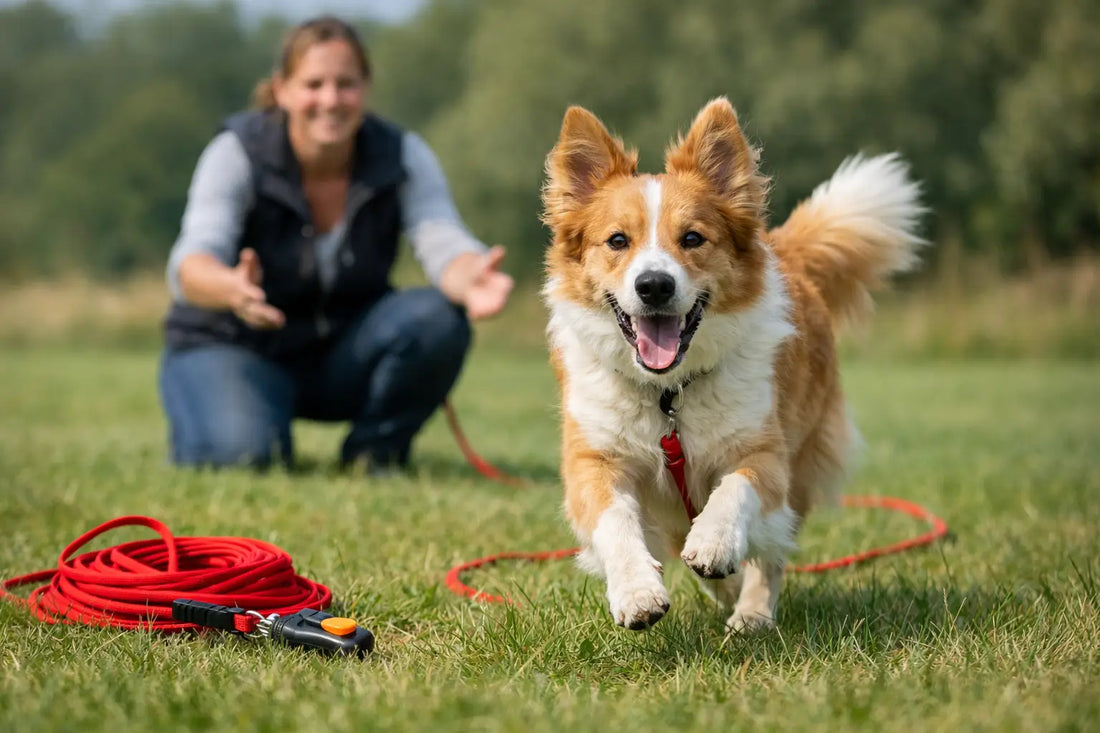Rückruftraining mit Schleppleine richtig starten
