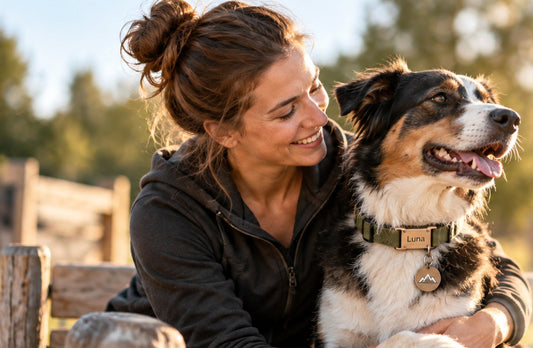 Hundetrainerin mit Hund – MyPfote Partnerprogramm für Hundeschulen und Dogfluencer