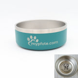 Dog bowl in 4 colors and 2 sizes with individual engraving