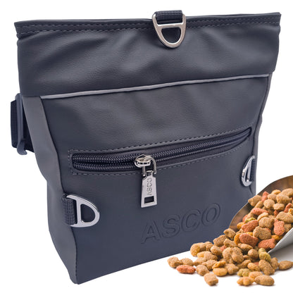 ASCO Leckerlitasche für Hunde mit Einhand-Schnappverschluss