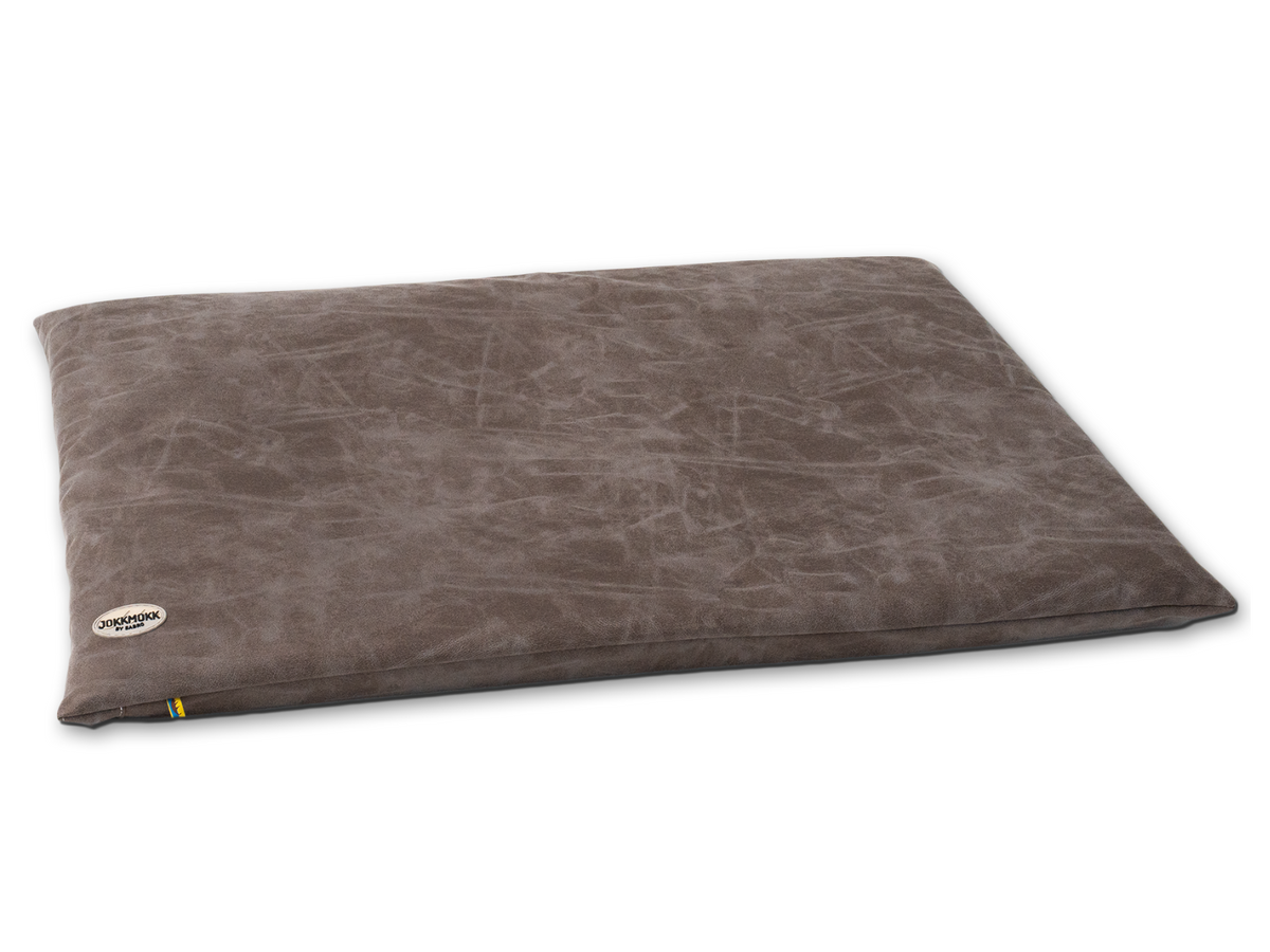 Hundeliegematte JOKKMOKK veganes Wildleder - taupe / S/M (45 x 70 cm)