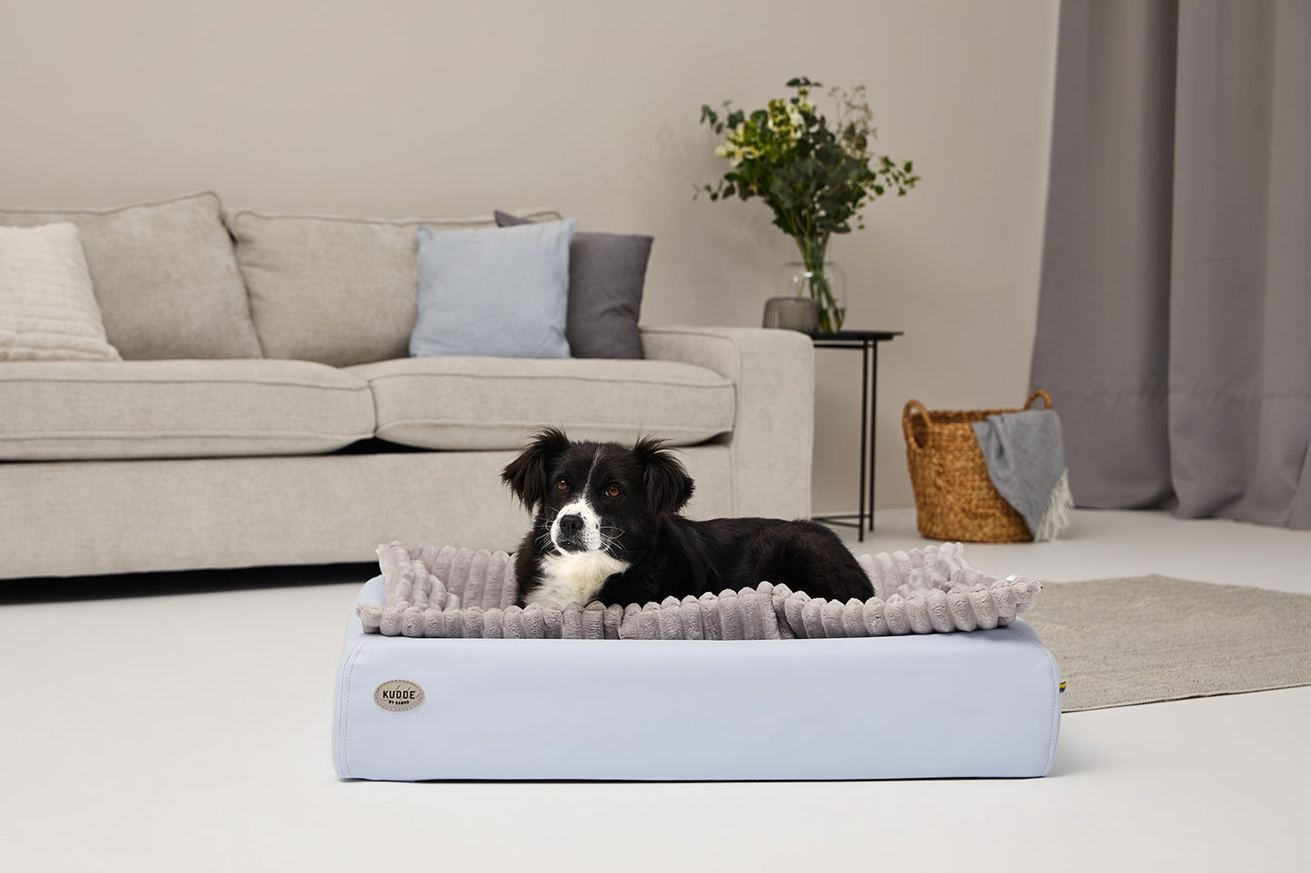 Hundebett KUDDE Pastell Kunstleder