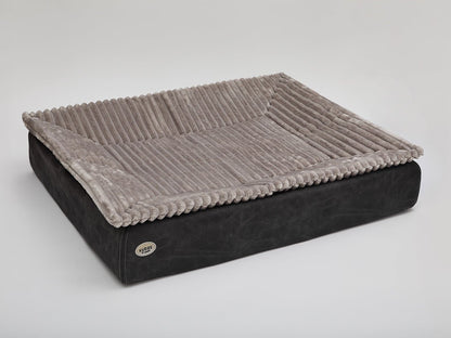Hundebett KUDDE veganes Wildleder