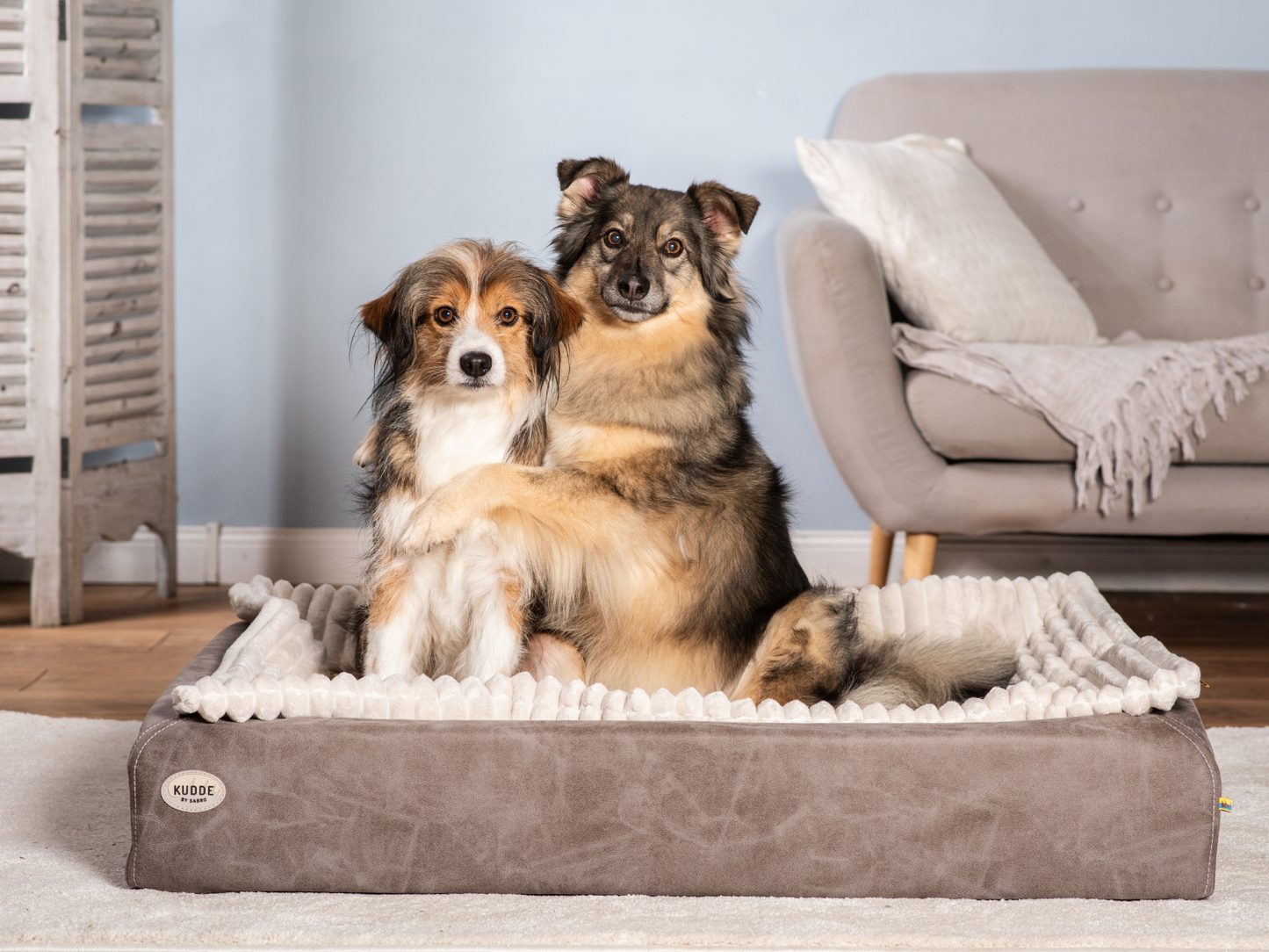 Hundebett KUDDE veganes Wildleder