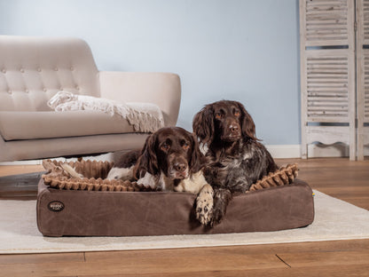 Hundebett KUDDE veganes Wildleder