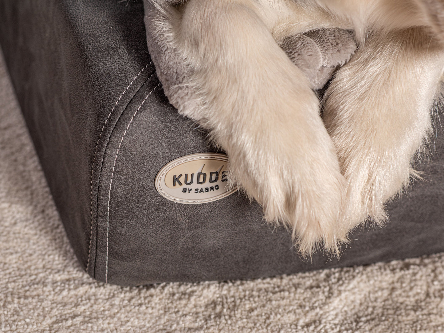 Hundebett KUDDE veganes Wildleder