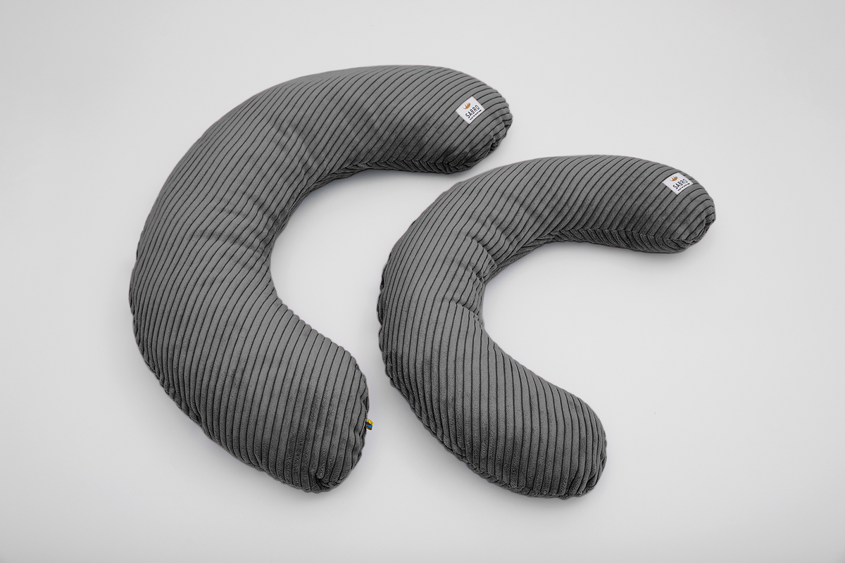 SCHMUSEHÖRNCHEN Cord - grau / S/M