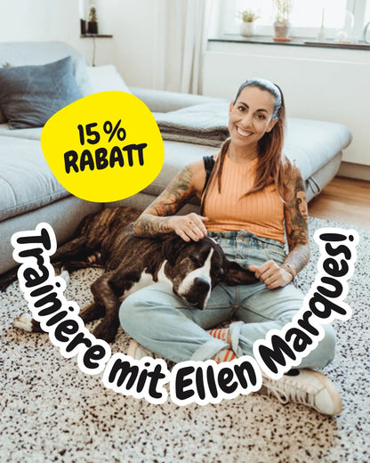 BUDDY. Hundespielzeug aus Leder "Giraffe"