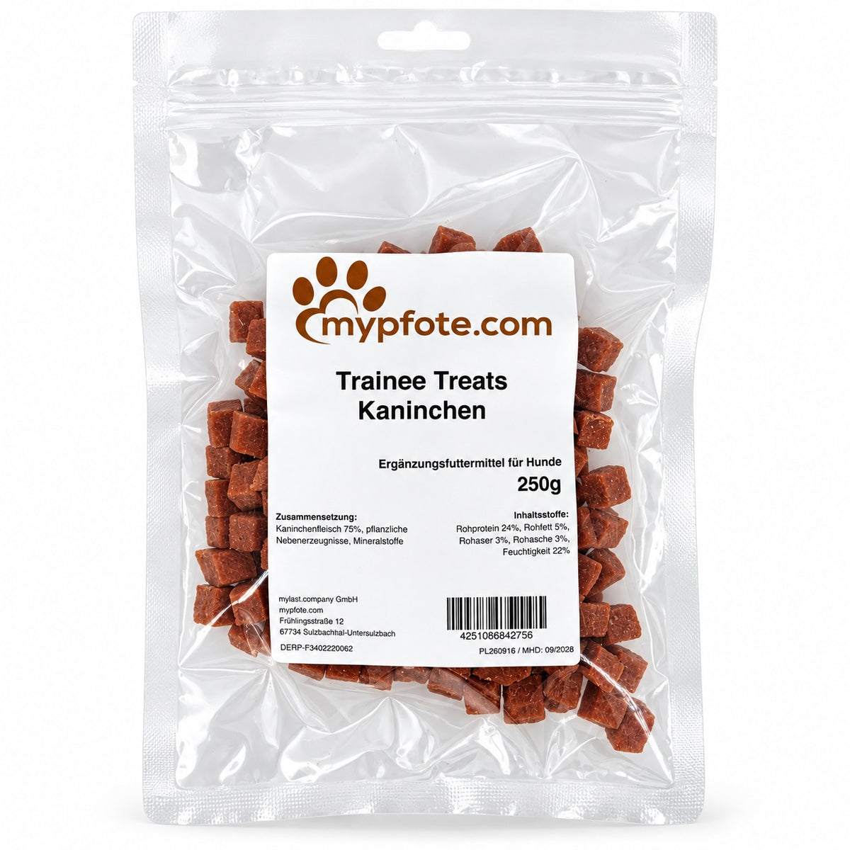 Trainee Treats von mypfote.com – Trainingshappen für Hunde | 250 g