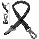 Car seat belt for dogs with adapter for seat belt buckle and Isofix