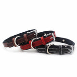 High quality leather dog collar, interior padding and free engraving