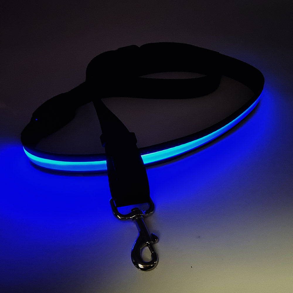 LED leuchtende Hundeleine mit USB, 120-150 cm